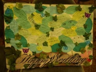 小道具の結婚承認書。勿論手作りです！ 