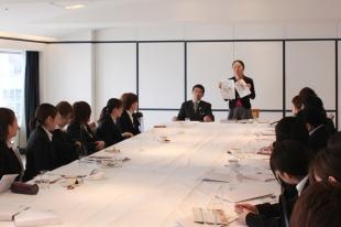 第一ホテル東京シーフォートの社員の方によるレクチャー