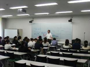 【保護者会】ＪＴＢの方からの説明中