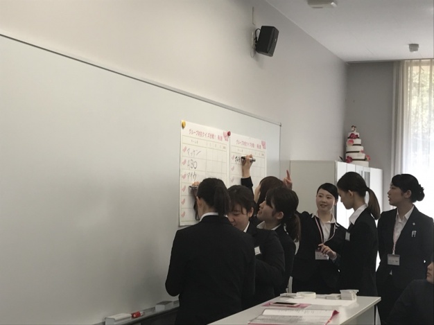 グループごとに得点を書き込みます。