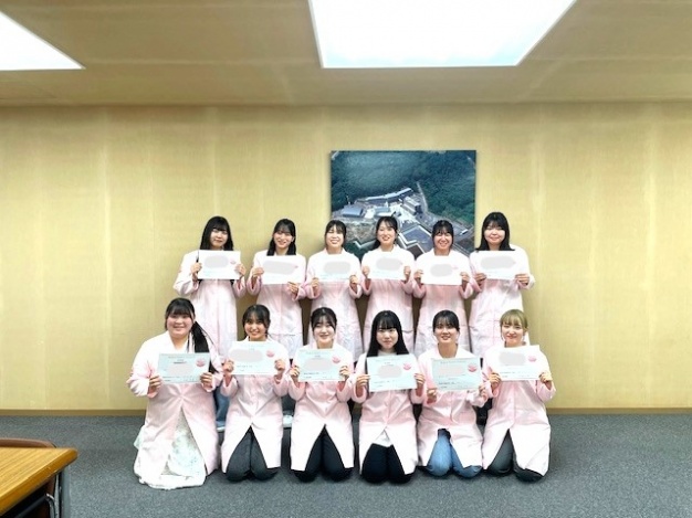 学長より任命書を頂きました！