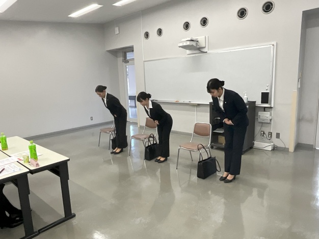 面接試験の様子